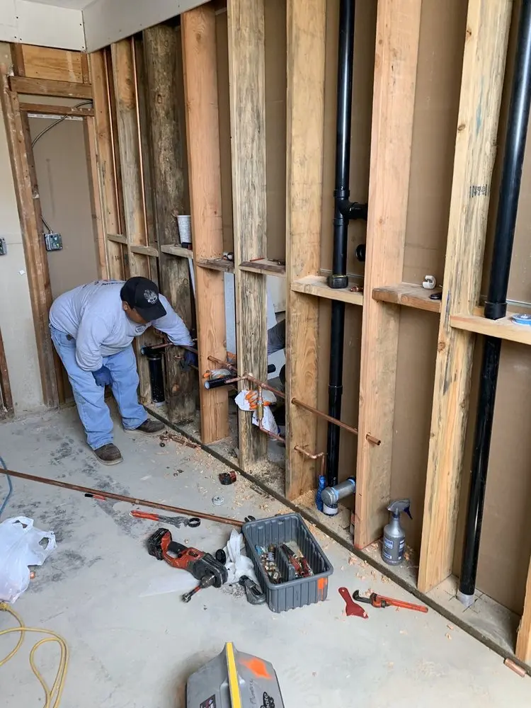 Commercial rough-in plumbing for Gas Line Repair in Sekitan